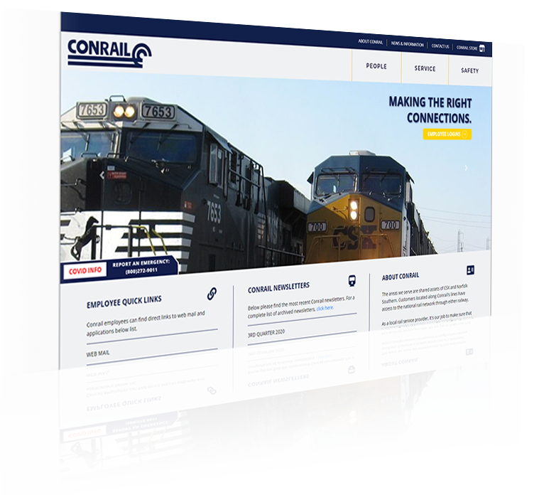 CONRAIL Website Redesign